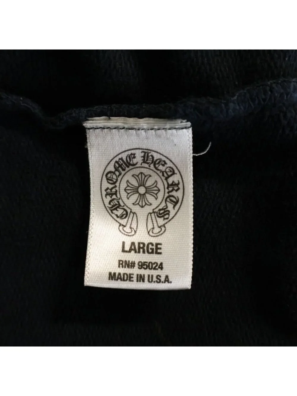 Chrome Hearts Sweatpants T-bar BS Flare Print Black Pants